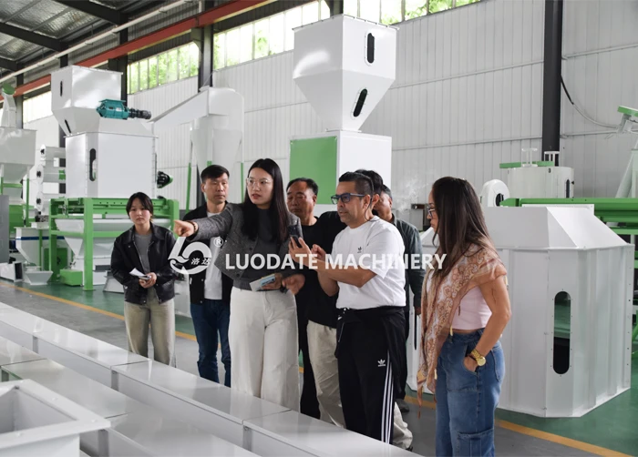 Colombian Customers Visit LUODATE for Feed Equipment Acceptance Inspection