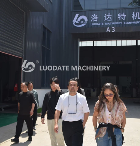 Colombian Customers Visit LUODATE for Feed Equipment Acceptance Inspection